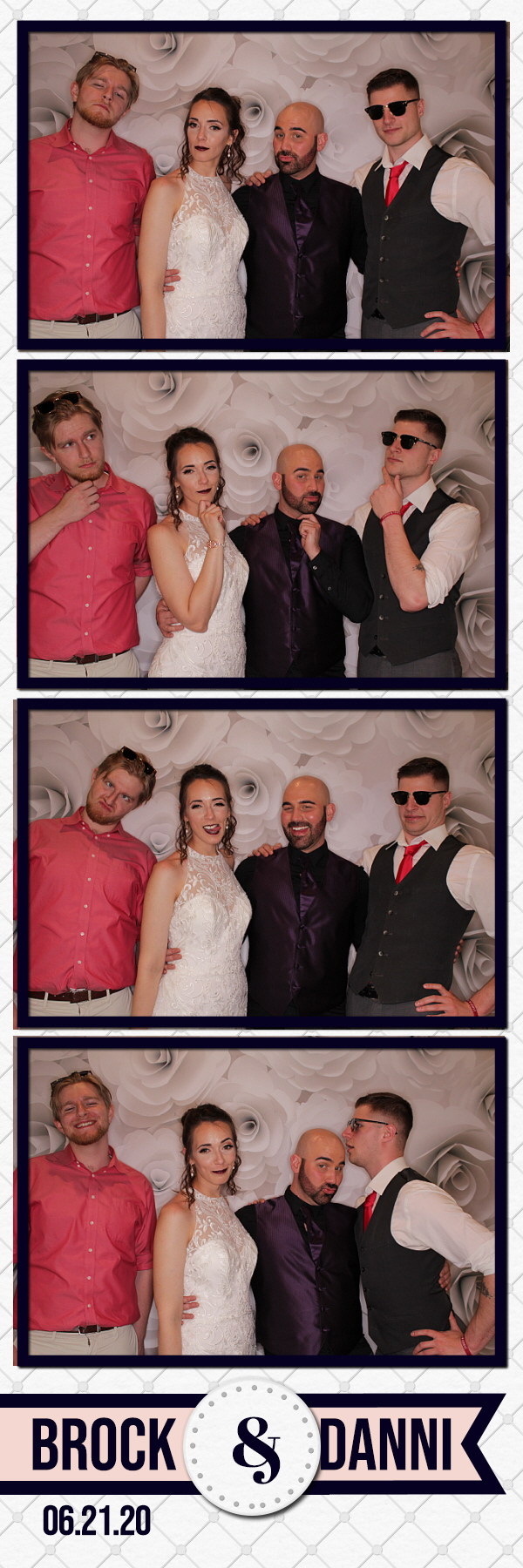 Danni and Brock’s Wedding | View more photos from the event at gallery.photoboothbillings.com/u/PhotoBoothBillings/Danni-and-Brock’s-Wedding